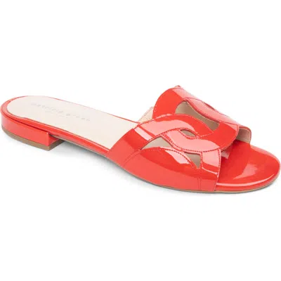 Patricia Green Boca Sandal In Red Patent