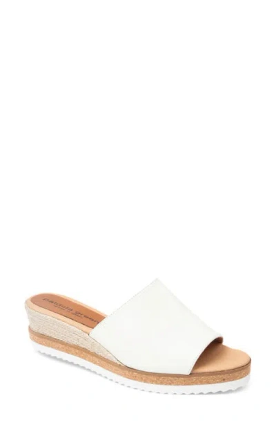 Patricia Green Cannes Sport Wedge Espadrille Sandal In White