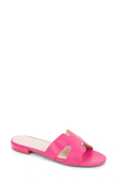 Patricia Green Hallie Slide Sandal In Hot Pink