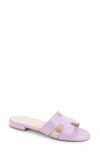 Patricia Green Hallie Slide Sandal In Lavender