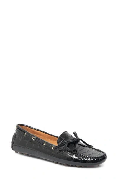 Patricia Green Henley Boat Shoe In Black