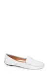 Patricia Green Janet Scalloped Driving Loafer In White