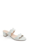 Patricia Green Palm Beach Slide Sandal In Light Blue Linen