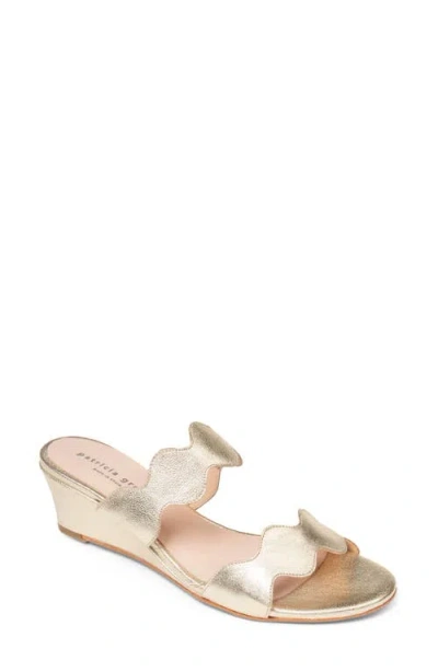 Patricia Green Palm Beach Wedge Sandal In Gold
