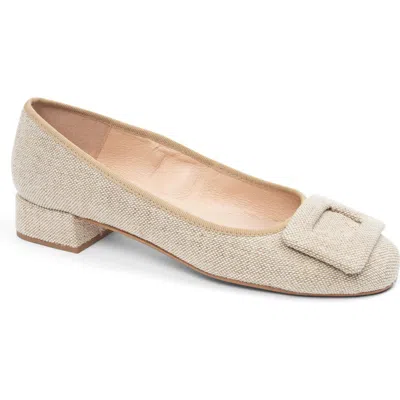 Patricia Green Riviera Pump In Natural Linen