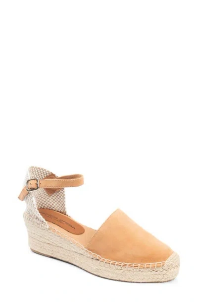 Patricia Green Sahara Ankle Strap Espadrille Wedge In Neutral