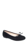 Patricia Green Skim Ballerina Flat In Black