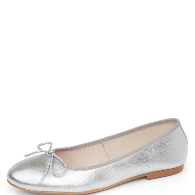 Patricia Green Skim Ballerina Flat In Grey