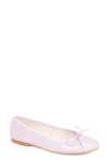 Patricia Green Skim Ballerina Flat In Lilac