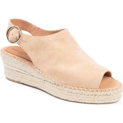 Patricia Green Stella Slingback Espadrille Platform Wedge Sandal In Neutral
