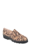Patricia Green Vince Lug Sole Penny Loafer In Brown