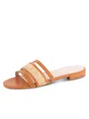Patricia Green Amalfi Slide Sandal In Brown