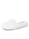 Patricia Green Women's Chloe Microterry Slipper White In White