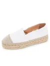 Patricia Green Maui Slip On Color Block Espadrille Shoes In White