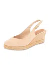 Patricia Green Poppy Slingback Espadrille Wedge In Brown