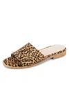 Patricia Green Tucson Slide Flat Sandal In Black/green