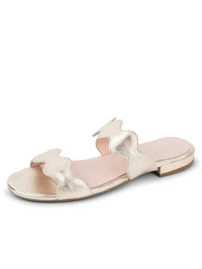 Patricia Green Women's Palm Beach Flat Sandal In Gold