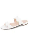 Patricia Green Palm Beach Flat Sandal In White