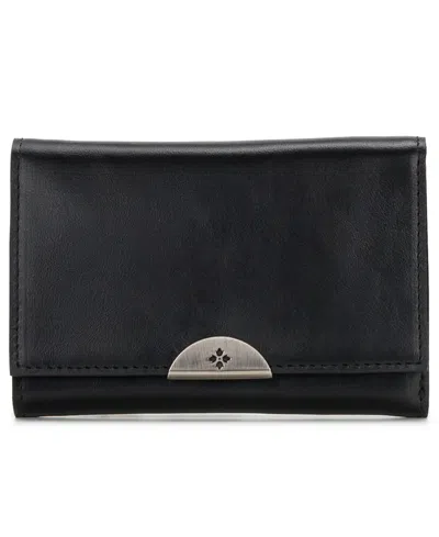 Patricia Nash Acri Leather Wallet In Black