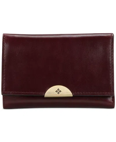 Patricia Nash Acri Leather Wallet In Burgundy