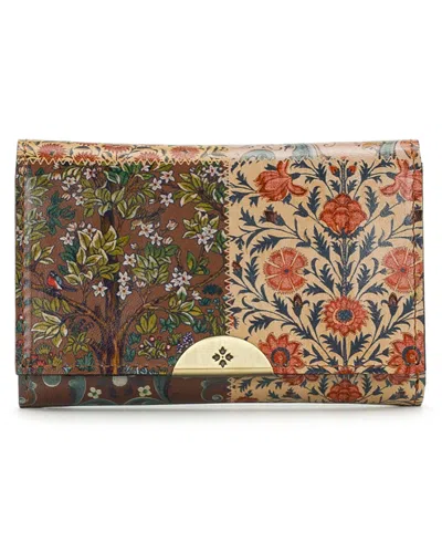 Patricia Nash Acri Leather Wallet In Nordic Patchwork