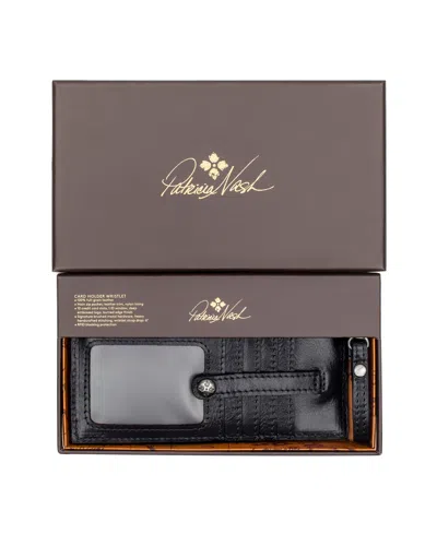 Patricia Nash Alanna Leather Wallet In Gift Box In Black