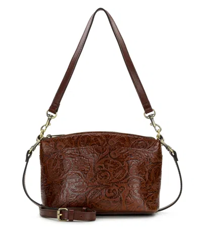 Patricia Nash Arlee Small Crossbody Handbag In Brown