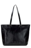 Patricia Nash Arlia Leather Tote Bag In Black