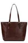 Patricia Nash Arlia Leather Tote Bag In British Tan