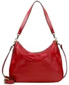 Patricia Nash Athani Large Leather Shoulder Bag In Rosewood