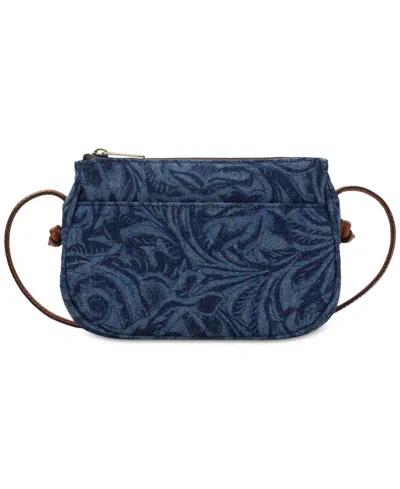 Patricia Nash Bacoli Small Denim Crossbody Bag
