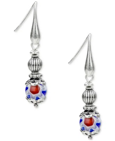Patricia Nash Beaded Wire Drop Earrings In Multi