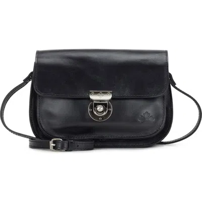 Patricia Nash Besano Leather Crossbody Bag In Black