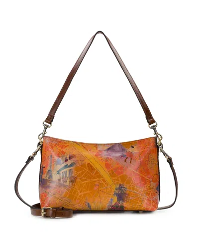 Patricia Nash Betta Medium Leather Crossbody, Created For Macy's In Multi