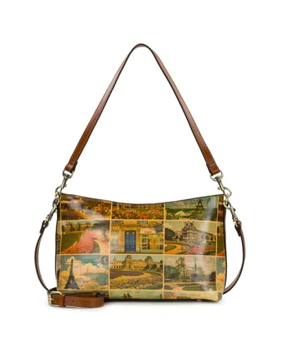 Patricia Nash Betta Medium Leather Crossbody, Created For Macy's In Multi