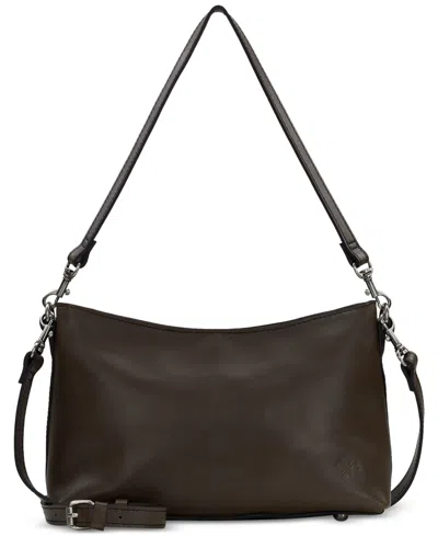 Patricia Nash Betta Medium Leather Crossbody, Created For Macy's In Brown