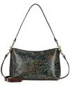 Patricia Nash Betta Medium Leather Crossbody, Created For Macy's In Green