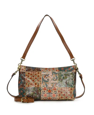 Patricia Nash Betta Medium Leather Crossbody, Created For Macy's In Multi