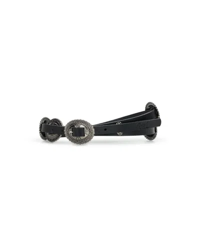 Patricia Nash Bodil Heritage Belt In Black