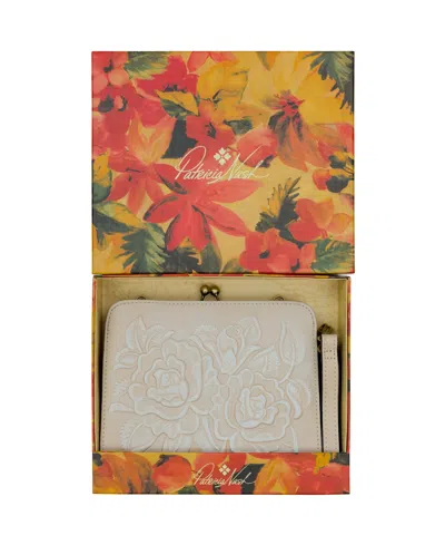 Patricia Nash Boxed Amari Frame Small Crossbody Bag In Chalk White