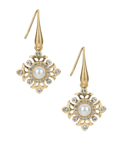Patricia Nash Byzantine Collection Drop Earrings In Gold