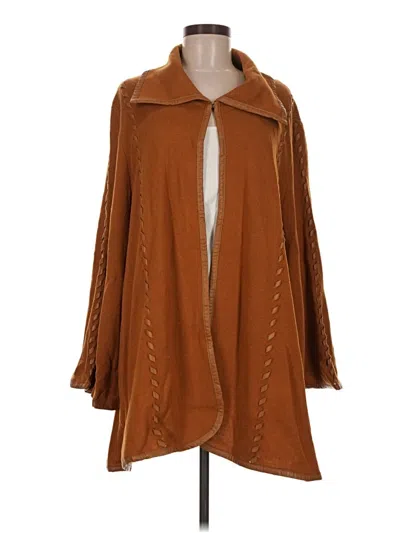 Pre-owned Patricia Nash Cardigan Sweater In Brown
