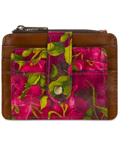 Patricia Nash Cassis Id Small Printed Leather Wallet In Multi