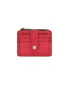 Patricia Nash Cassis Id Small Printed Leather Wallet In Passion