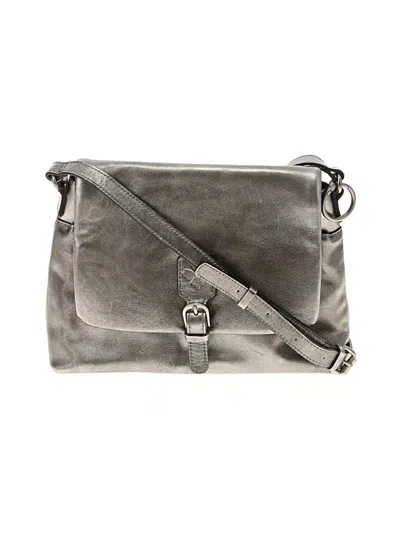 Pre-owned Patricia Nash Crossbody Bag In Silver