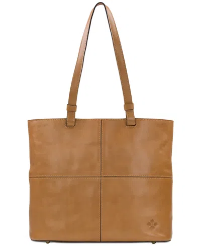 Patricia Nash Danville Leather Tote, Created For Macy's In Naturale