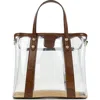 Patricia Nash Darby Clear Tote Crossbody Bag