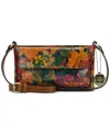Patricia Nash Dovera Mini Leather Crossbody In Multi