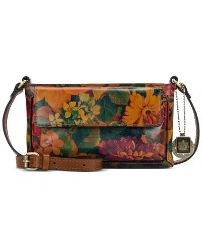 Patricia Nash Dovera Mini Leather Crossbody In Multi
