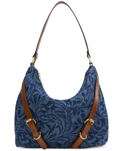 Patricia Nash Elia Small Denim Hobo Bag